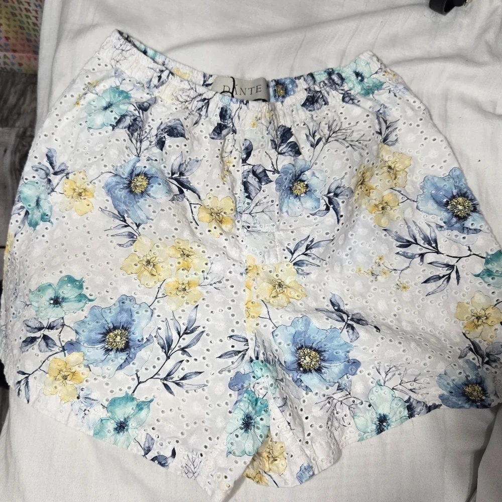 Dante Men's Floral Embroidered Boxers Sz Small/medium